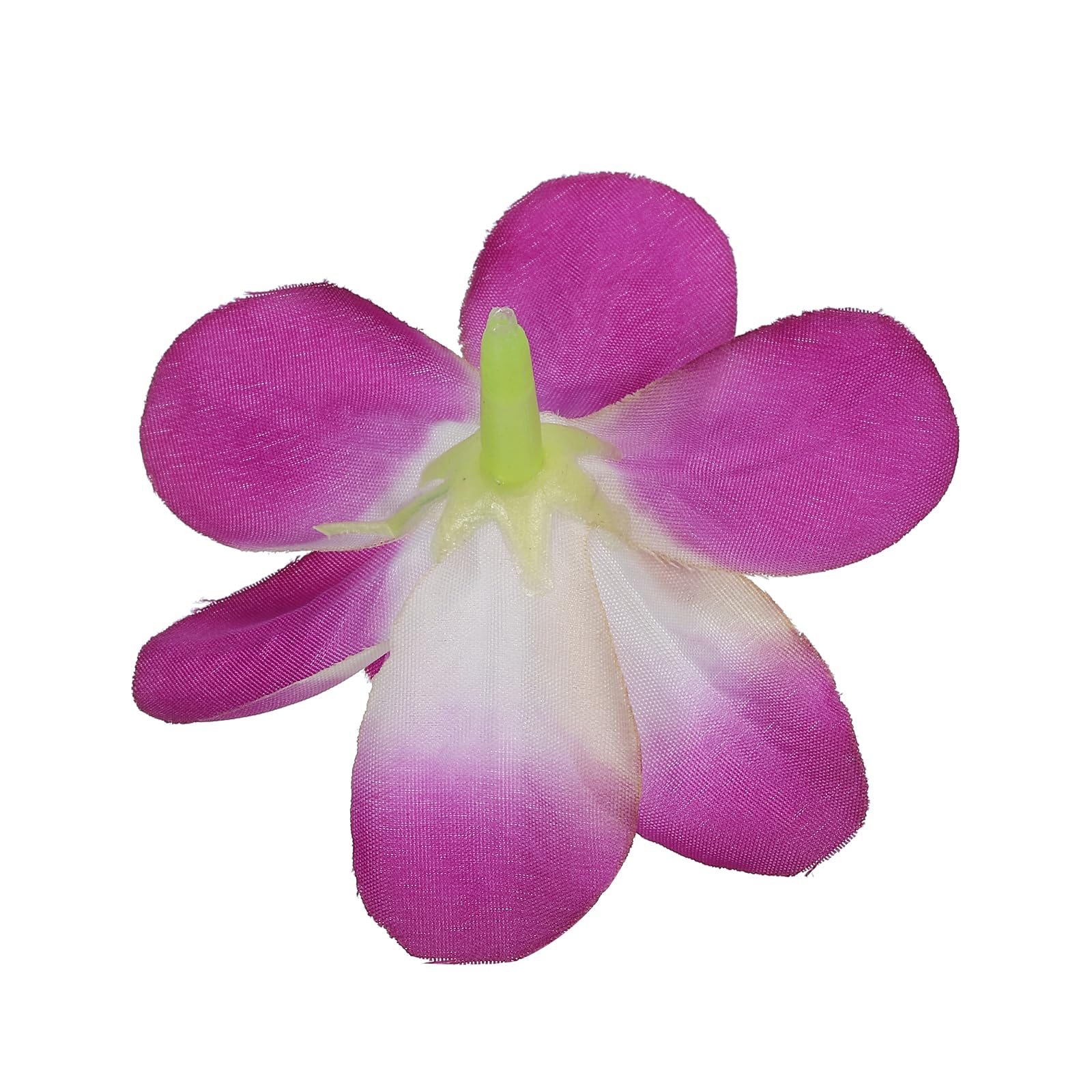 PATIKIL Artificial Orchid Petals, 24Pcs Faux Orchid Flower Head Fake Butterfly Flowers Crafts for Home Wedding Decoration Dark Purple - Image 3
