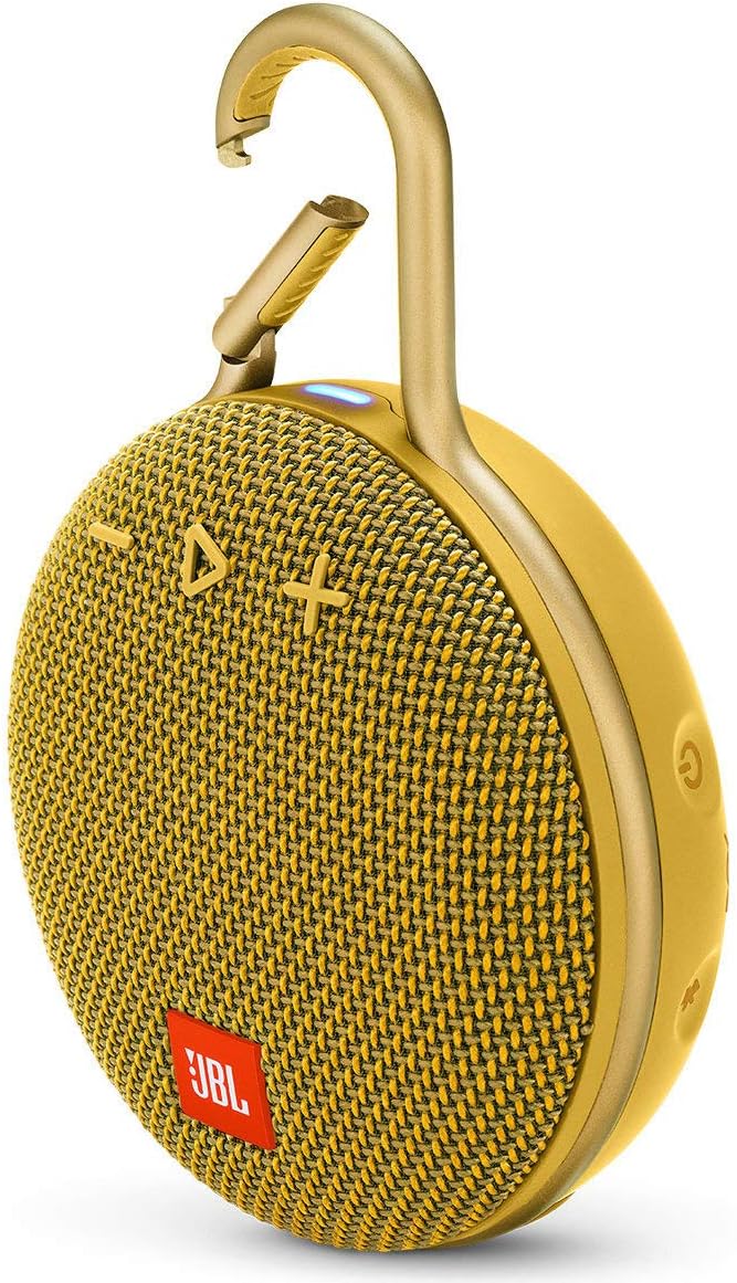 JBL Clip 3 Portable Bluetooth Waterproof Speaker Yellow ( Renewed) Amazon.ca Electronics