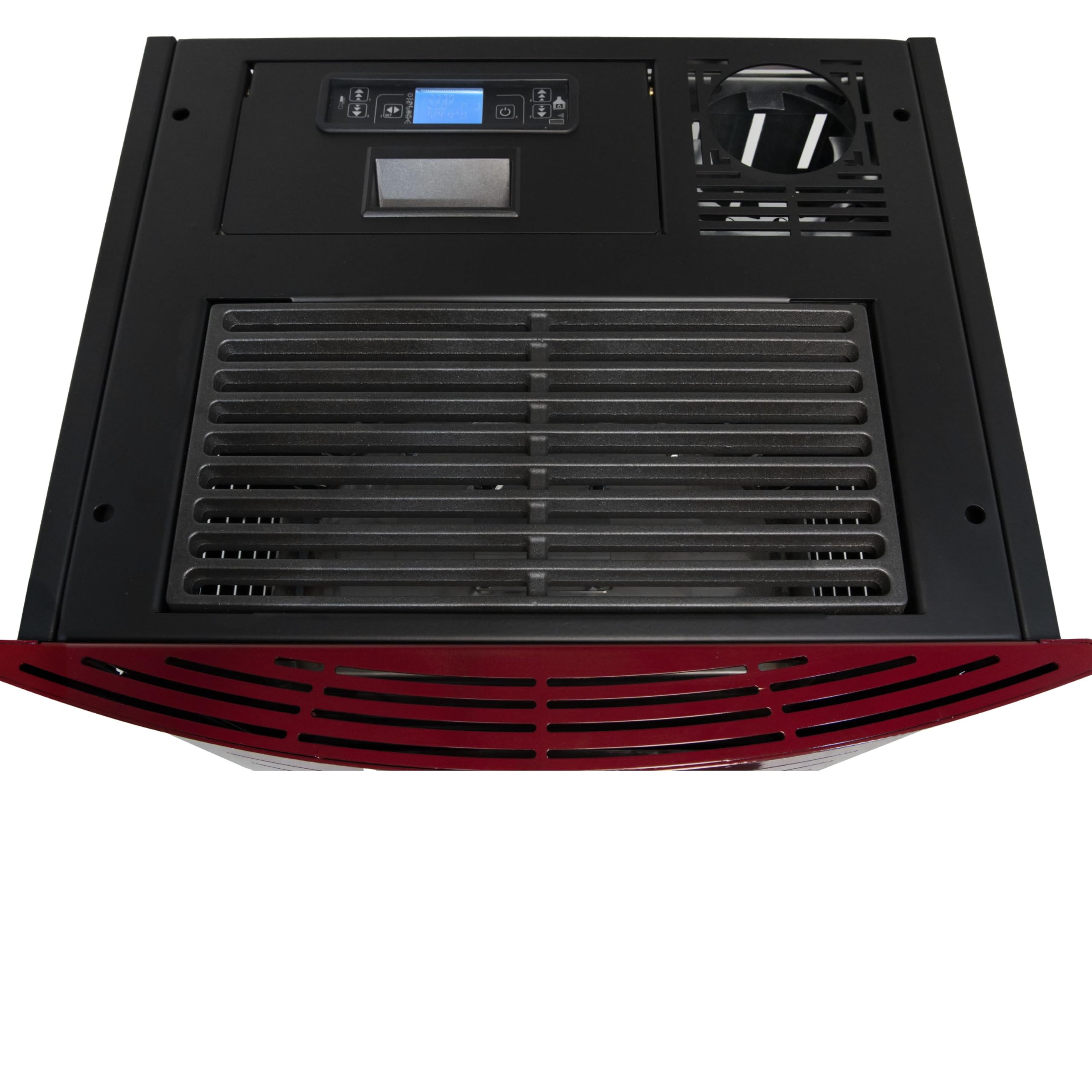 EIDER BIOMASA Estufa de Pellets MARTE – 8,55 kW – Rendimiento 90% – Tolva 17 kg – Hasta 252 m³ – Programación Semanal – Pantalla Digital – Salida 80 mm – Clase Energética A+
