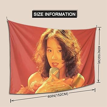 Amazon.co.jp: 中森明菜 タペストリー 壁掛け 壁飾り 装飾布