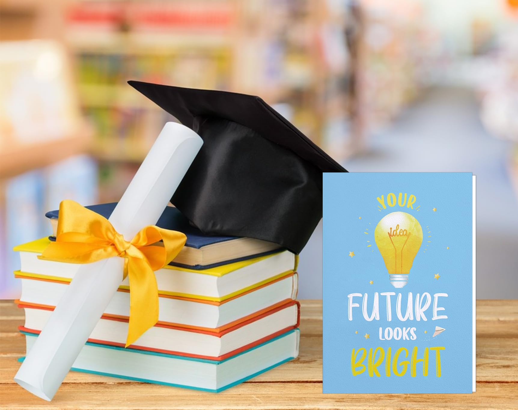 Carte De Félicitations Pour Remise De Diplôme – Message Personnalisé Fier De Toi – Carte Avec Enveloppe – Cadeau Diplômé