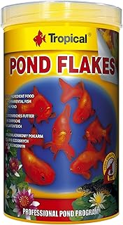 Tropical Pond Flakes 1000ml / 145g - Mehrkomponenten-Flocken für die tägliche Fütterung von Jungfischen großer Teichfischarten product image