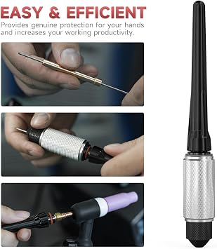 YESWELDER TIG Tungsten Manual Sharpener Holder Welding Tungsten Polish Gripper 1/16 3/32 1/8 TSH-01