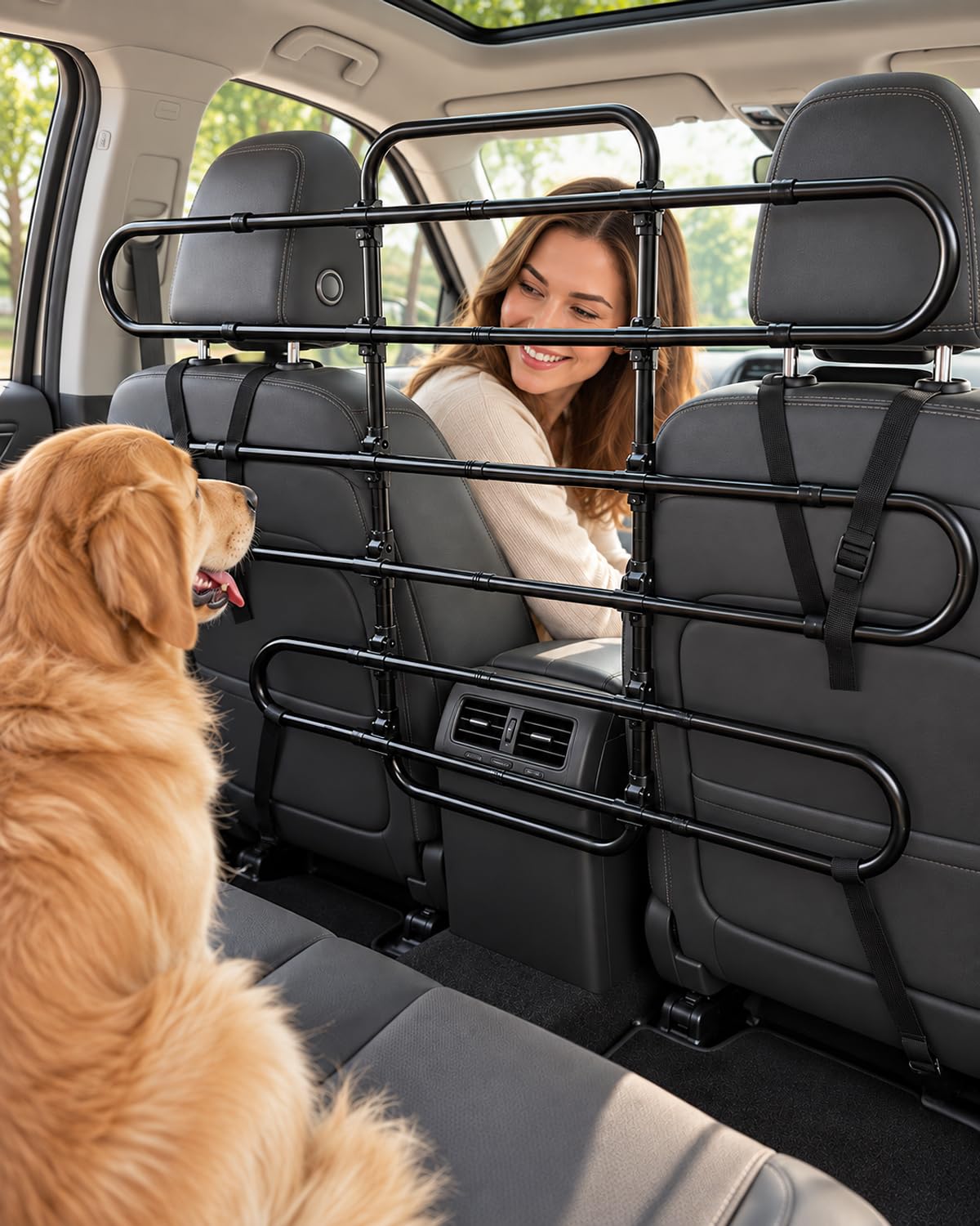 Auto-Hundeschutzgitter Universal Verstellbare Hundebarriere