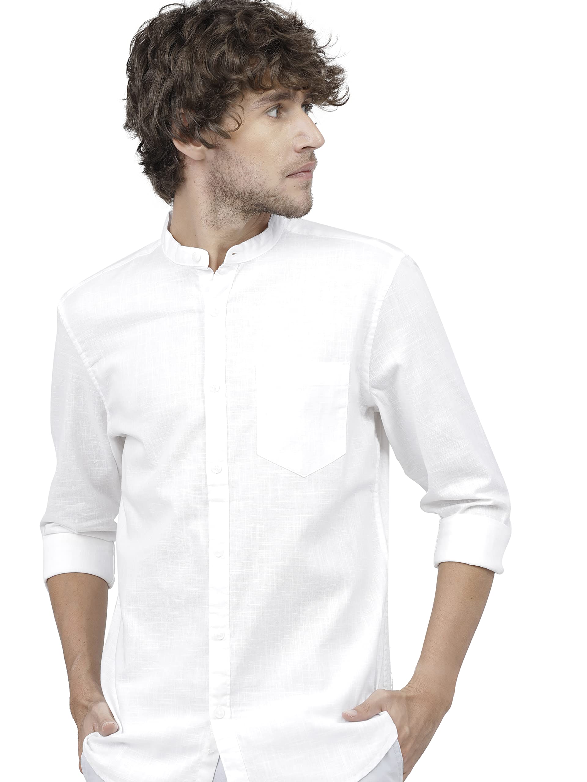 KETCHMen Slim Fit Solid Full Sleeve Shirt