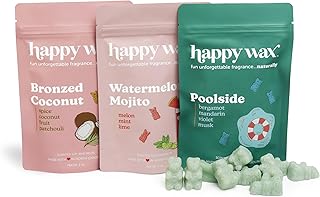 Vacation Mix Premium Scented Natural, Non Toxic Soy Wax Melts – 6 Total Oz. of Scented Wax Melts. Includes: Watermelon Mojito, Poolside and Bronzed Coconut