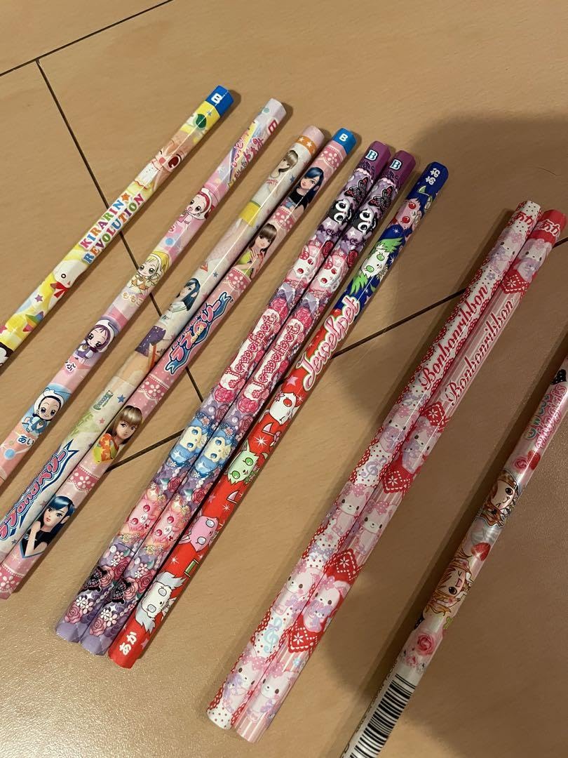 Amazon.co.jp: 平成レトロ えんぴつ 21本セット : 文房具・オフィス用品