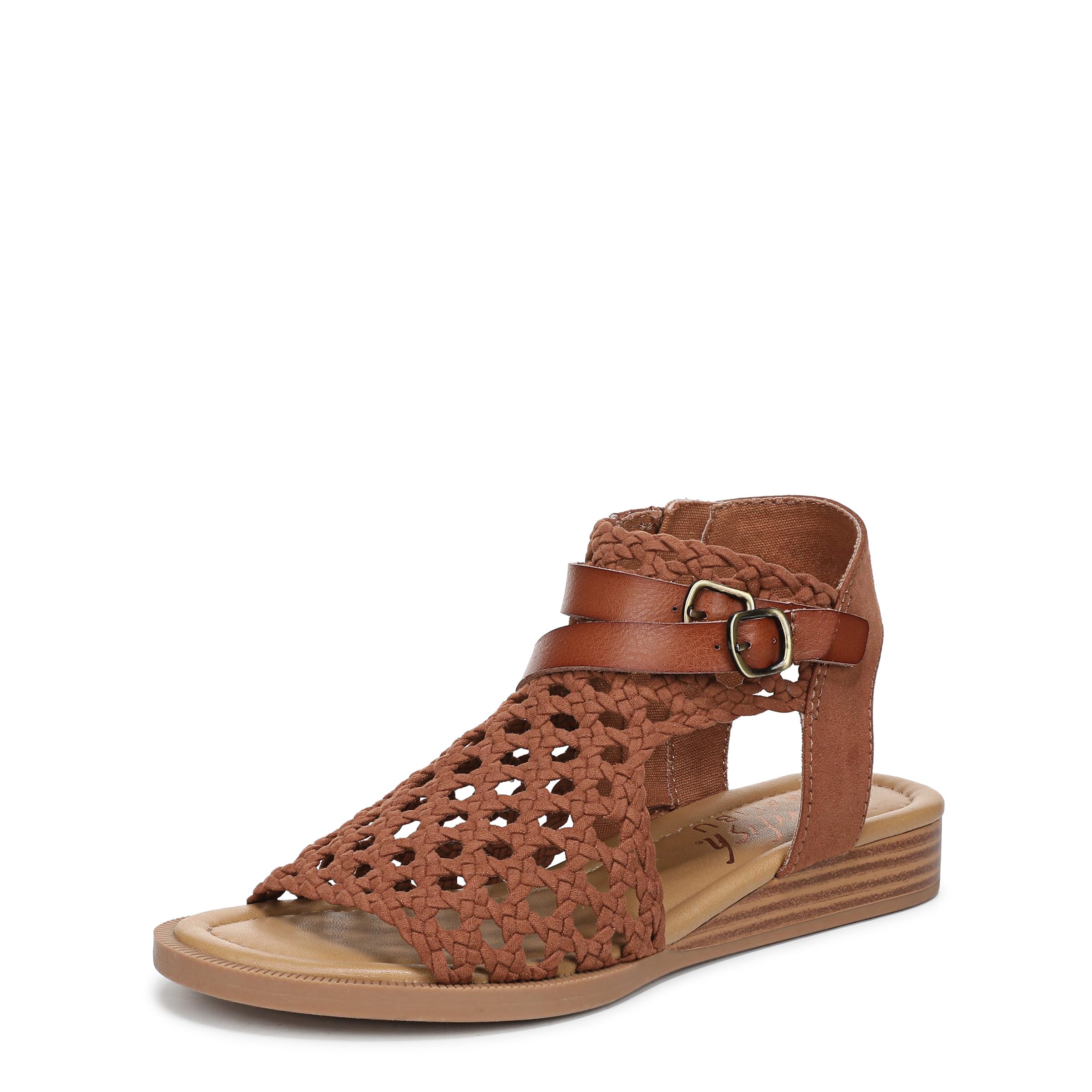 Blowfish Malibu Blowfish Anuella Raffia Sandals Cognac  Brown in Women's Size 7, Office Shoes