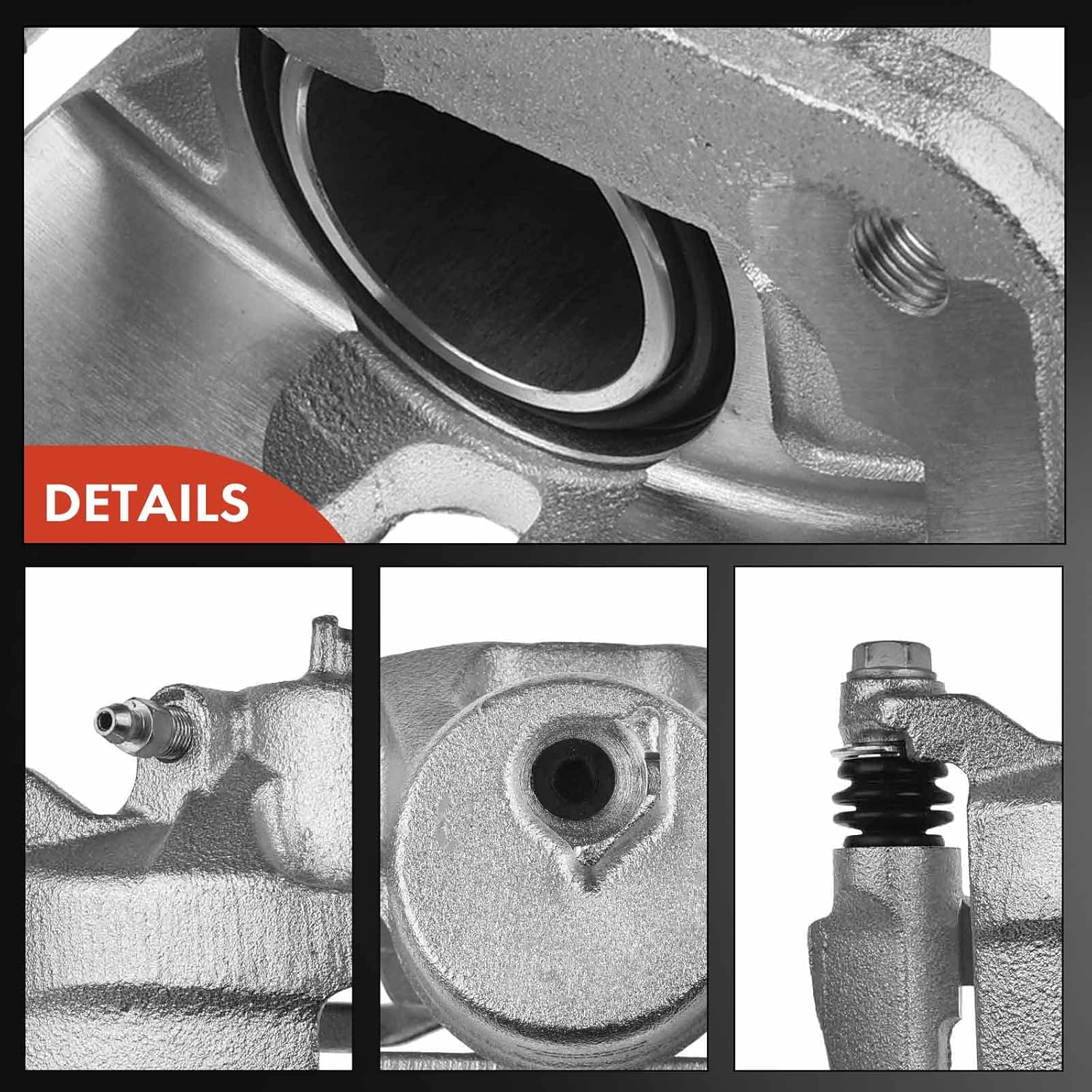 A-Premium Disc Brake Caliper Assembly with Bracket Compatible with Select Honda Models - CR-V 2002-2004, Element 2003-2011 - Front Left Driver Side