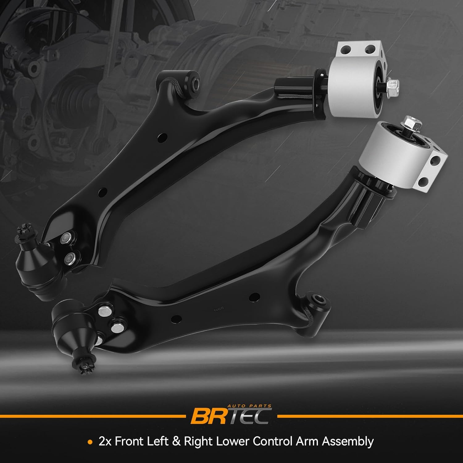 Front Left & Right Lower Control Arm Compatible with 2010-2017 Chevrolet Equinox GMC Terrain
