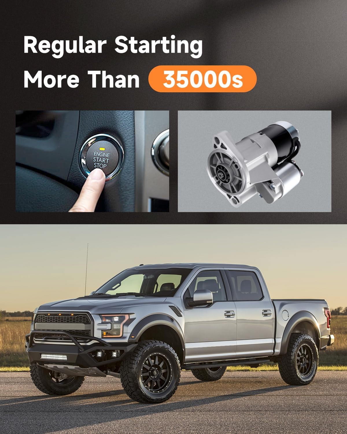 OCPTY Starter Fit for Lift Truck H20 H25 H30 Z24 Forklift 23300-K9160 17437