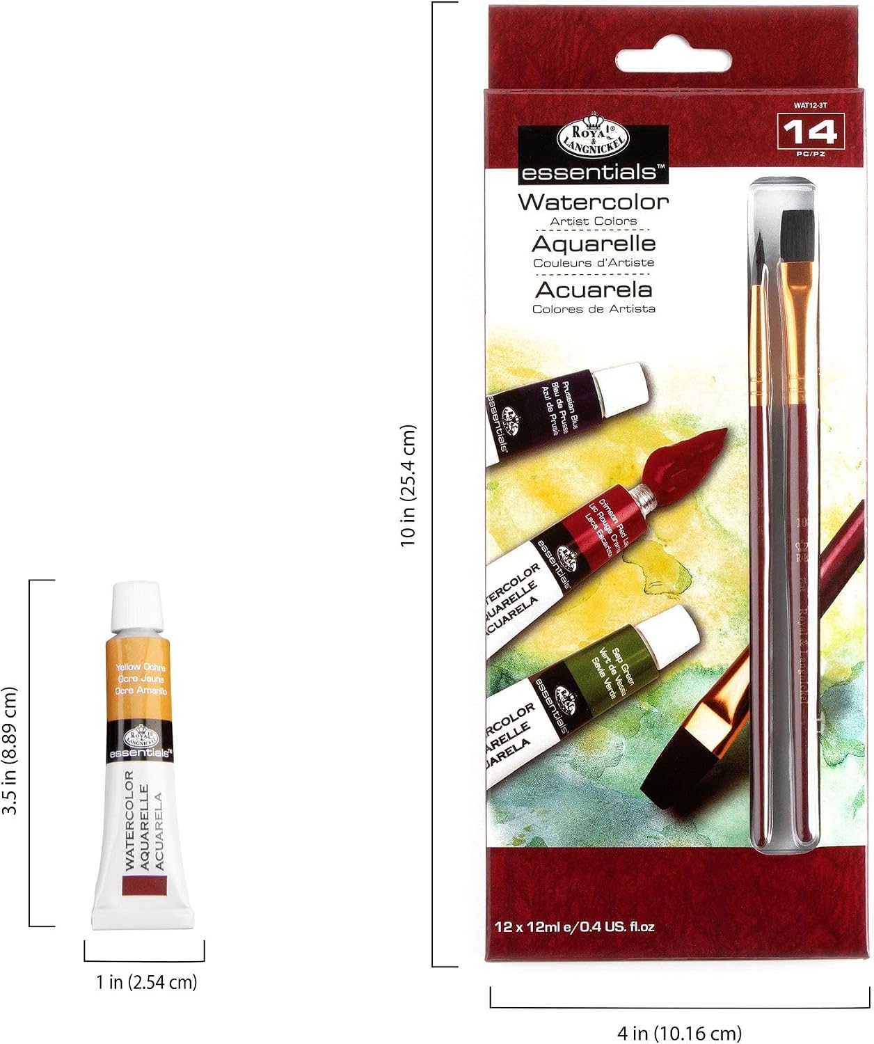 Royal & Langnickel Watercolor Paint, 20-Piece, 18 Count (Pack of 1)