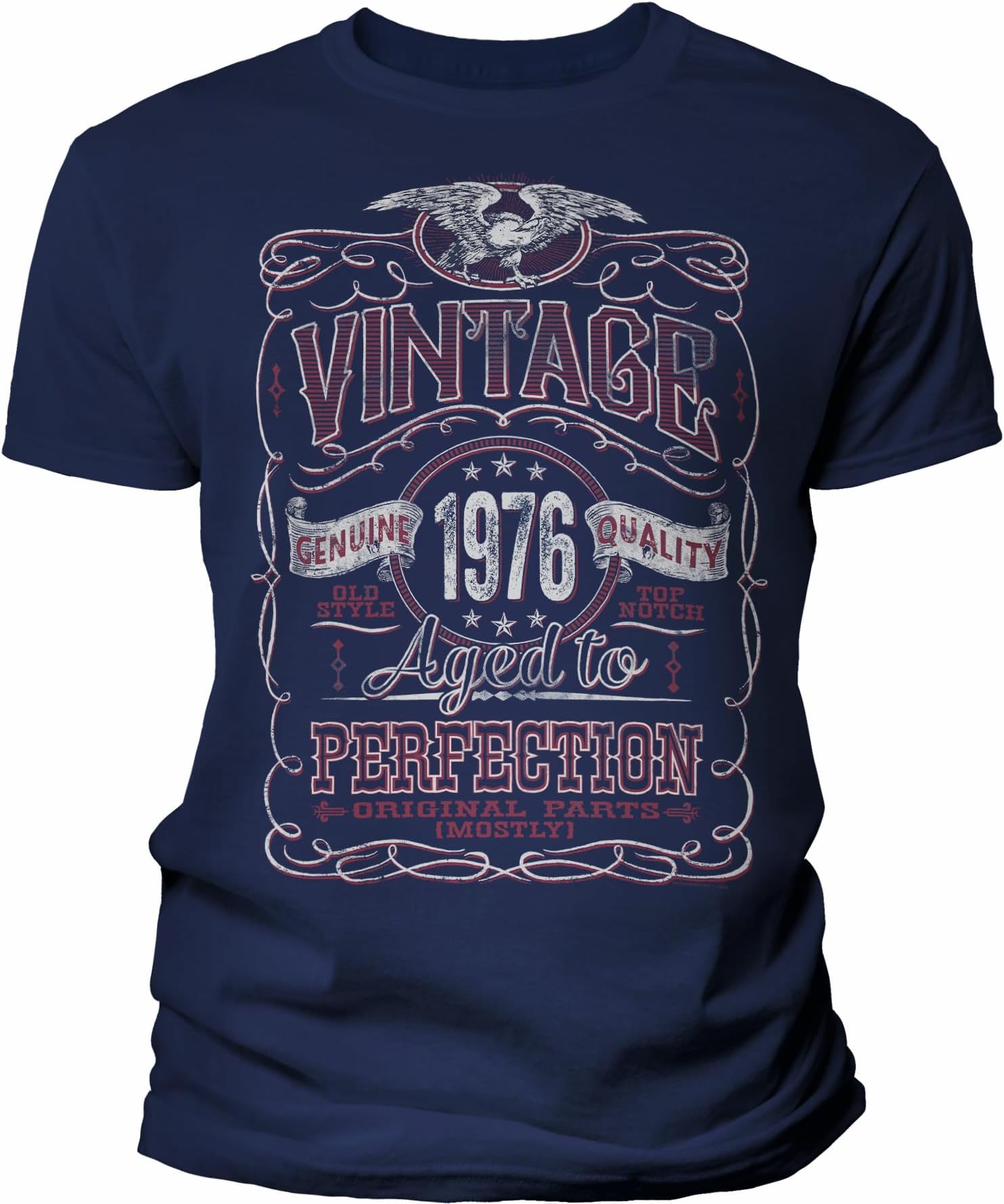 Vintage 1976 Aged to Perfection 50th Birthday Shirt for Men, 50th Birthday Gift for Him