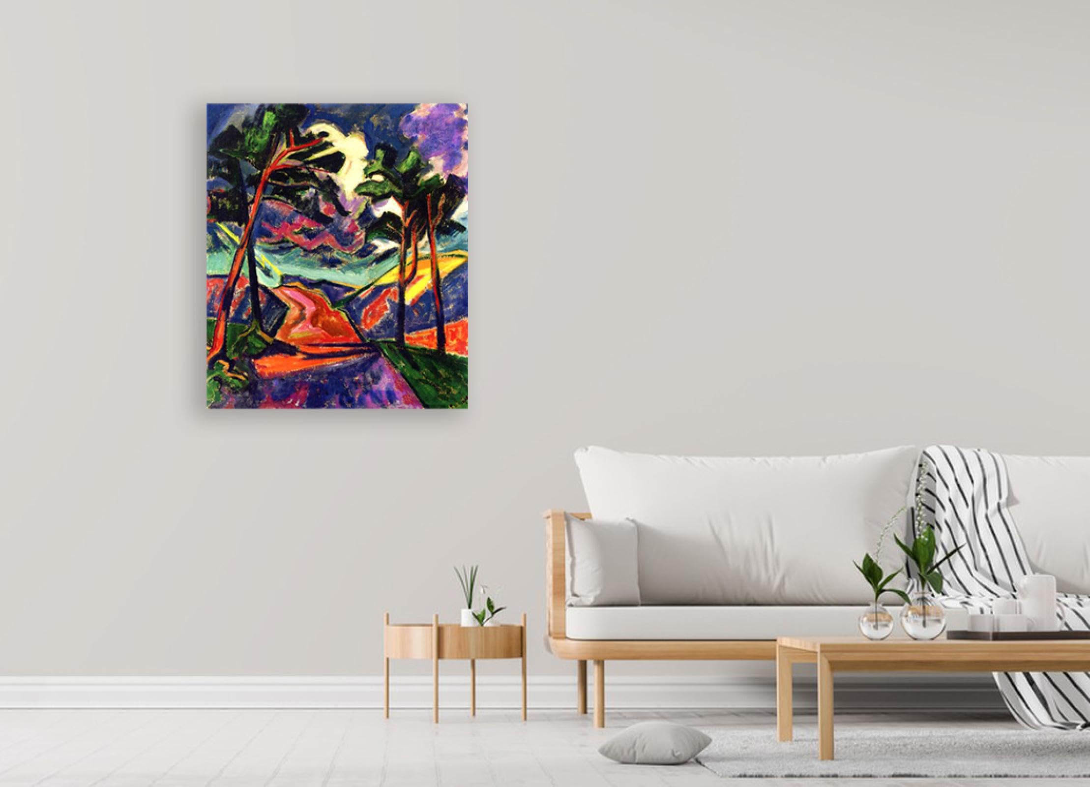 Amazon.co.jp: マックス・ペヒシュタインの有名な絵画をキャンバスに