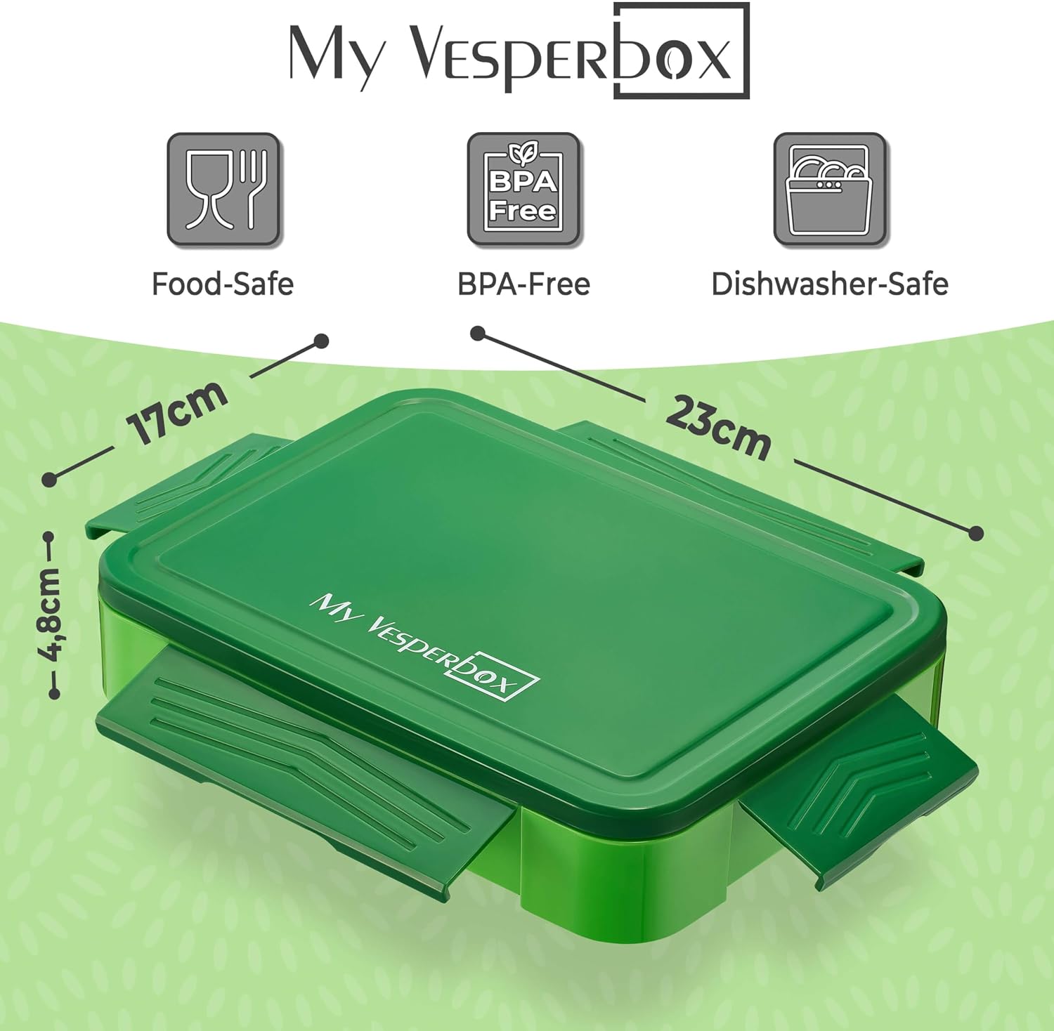My Vesperbox Lite – Mini Lite - Kids Bento Lunch Box – Extra Durable Lunchbox for Toddlers and School – Leakproof, Child-Friendly, Ideal for Daycare, Preschool & Elementary School image 2