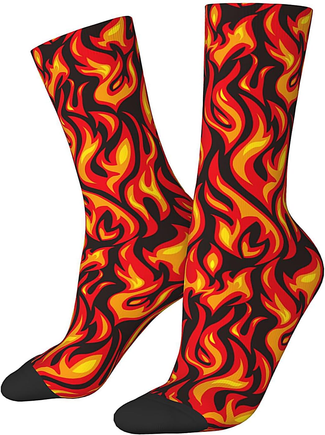 Novelty Socks Cool Skull Casual Crazy Dress Socks For Unisex Hiking Running