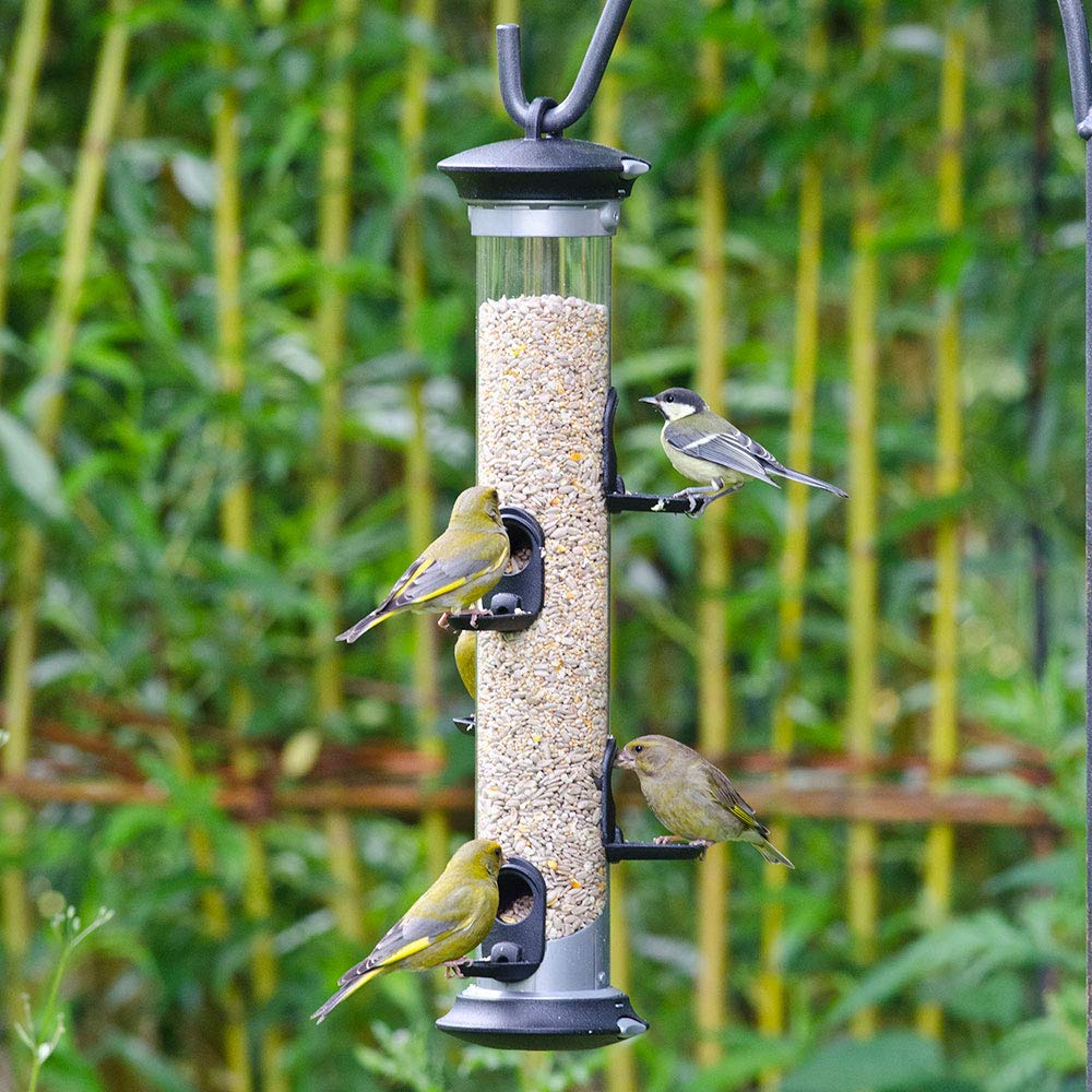 Vivara Futtersäule Apollo 5 Öffnungen - 49 cm - Einfache Reinigung - Vogelfuttersäule