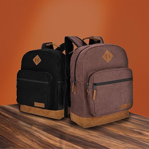 Miniatura 2 de Wrangler Yellowstone - Mochila resistente para viajes, resistente al agua, informal, para portátil, marrón (Brown Cord), Mochilas Daypack