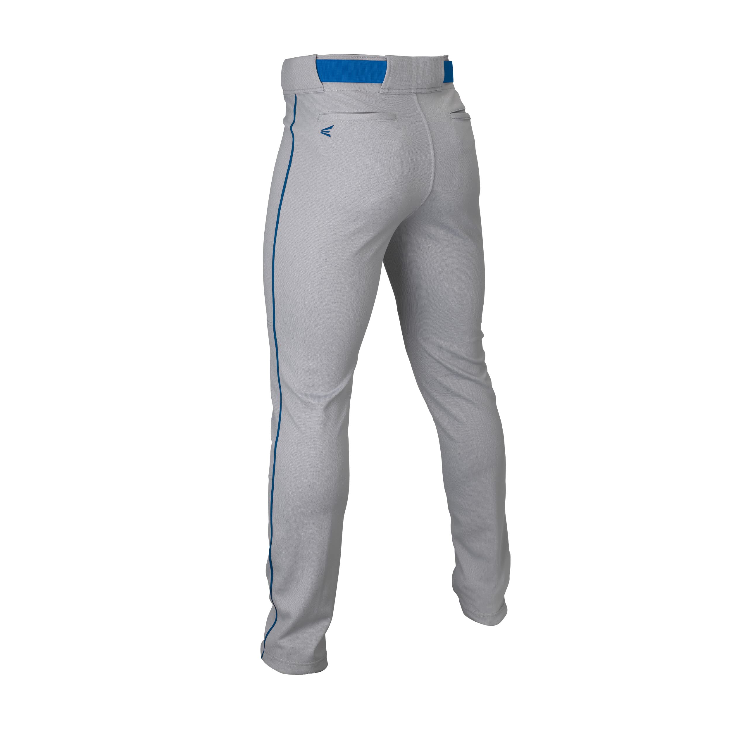 Easton Rival+ Pantalón de béisbol con Ribete, Gris/Real, Adulto XL