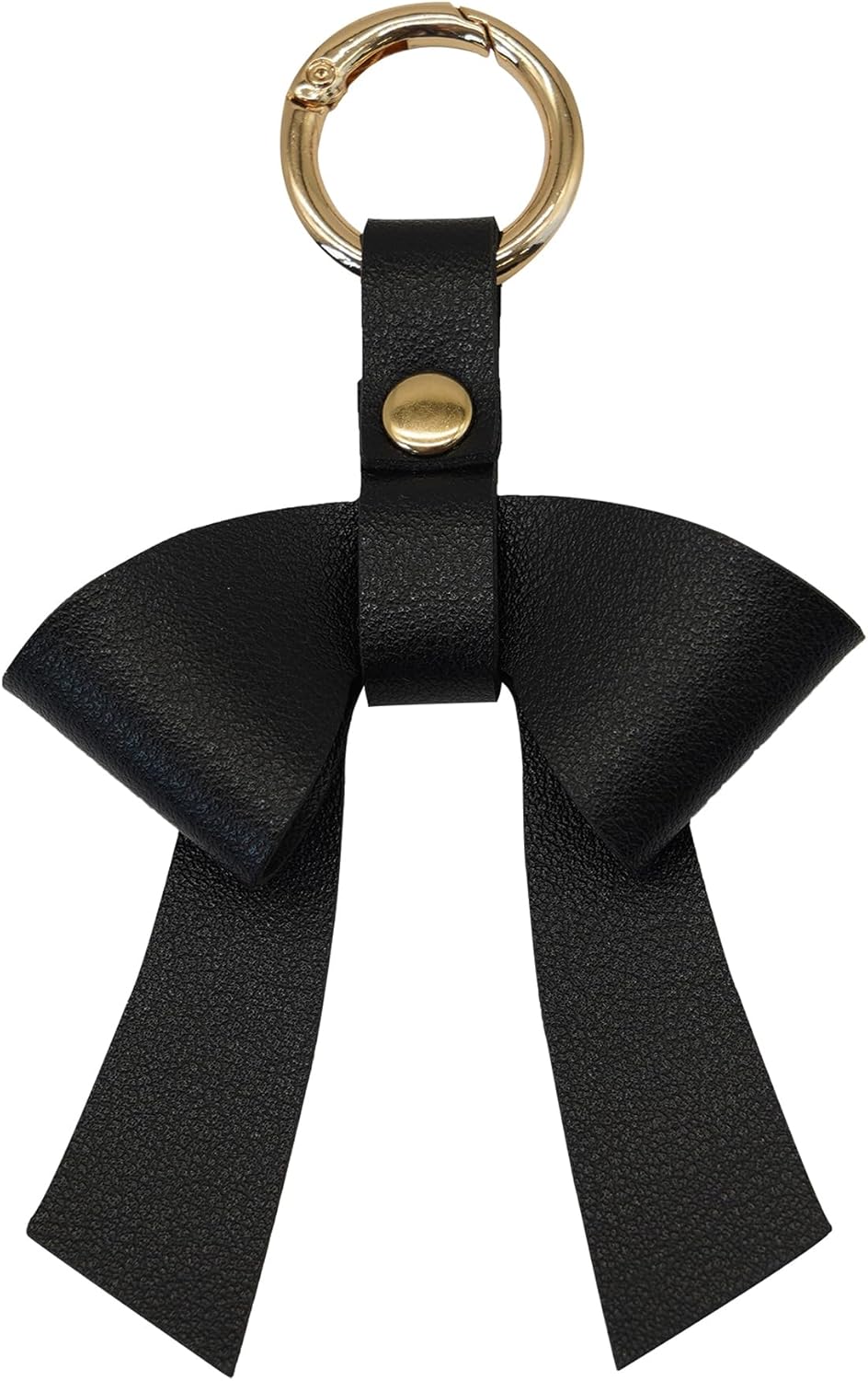 Leather Bow Keychain for Car Keys Bag Handbag Purse Thanks Gift,Elegant Cute Bow Accessory for Women