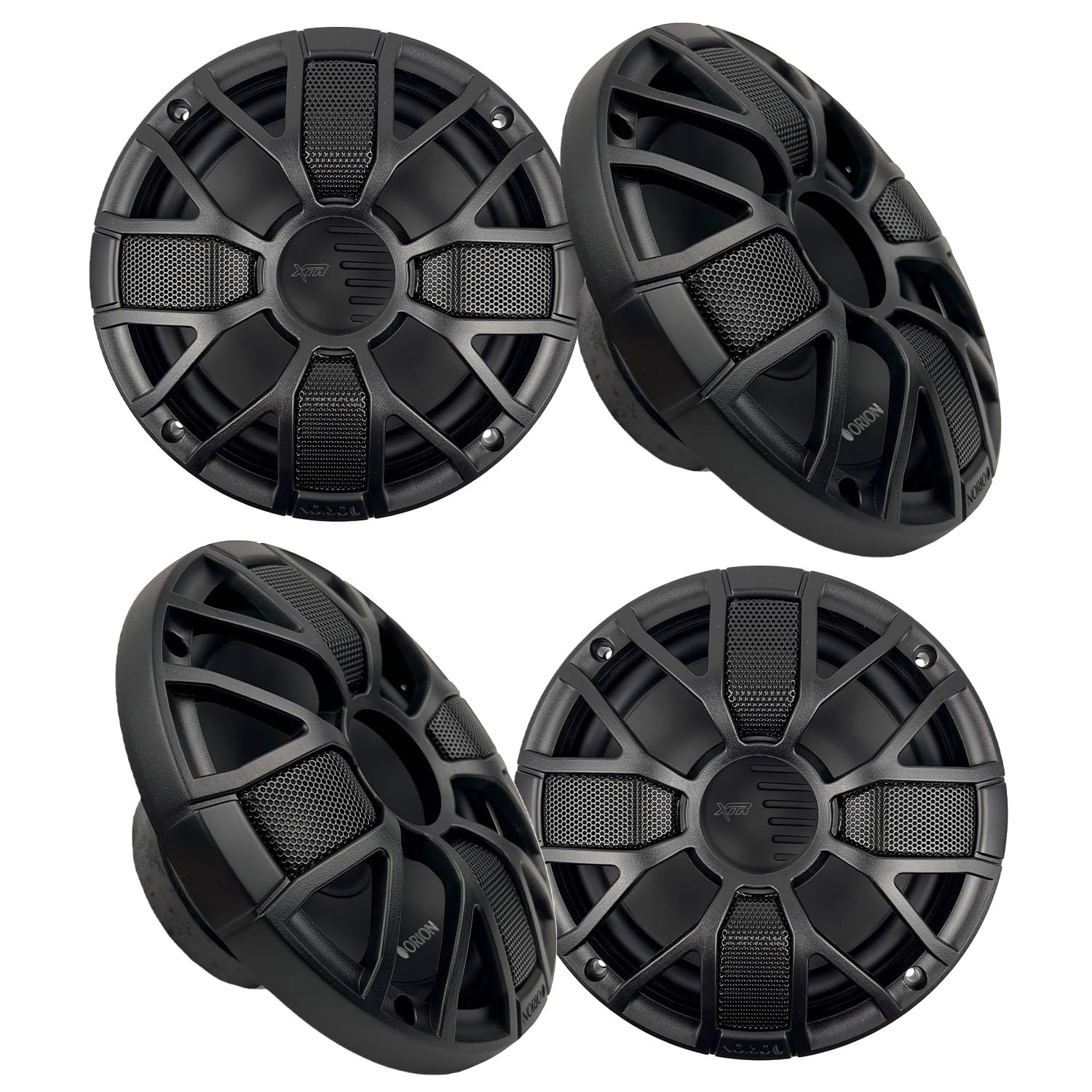 Orion XTR Series XTR65.SC 2-Way Coaxial Car Audio Component System - 6.5” Speakers, Full Range, Enhanced Bass, 450W, 1” Silk Dome Tweeter, External Passive Crossover (4 Speakers)