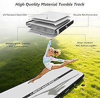 Vista 8 de VOFiTNY Colchoneta de gimnasia multiusos de 6.6/10/13/16/20 pies, resistente e inflable, para el hogar y el gimnasio