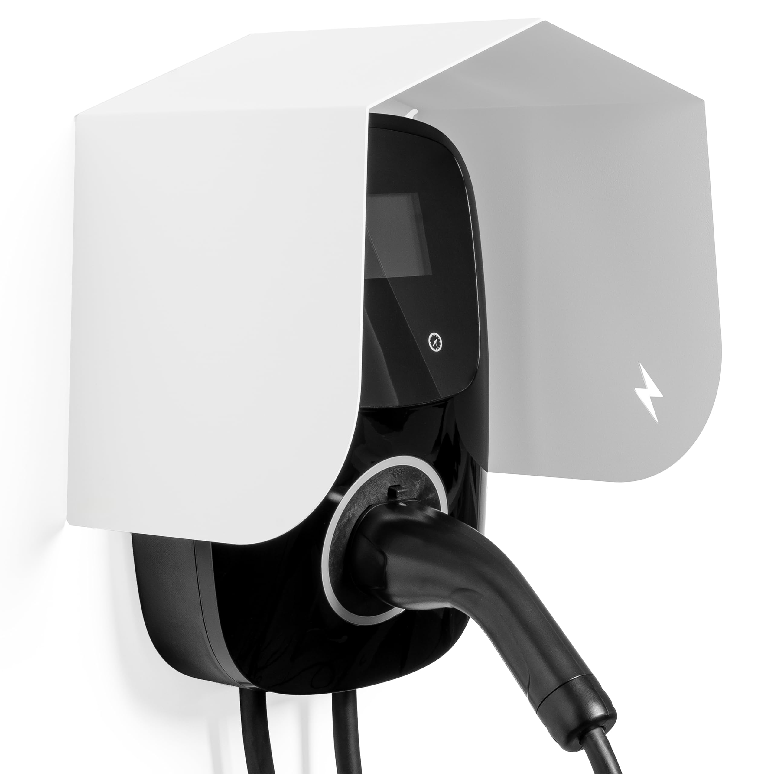 Housse pour chargeur de voiture électrique, toit, protecteur, auvent, abri, ombre, support (blanc)