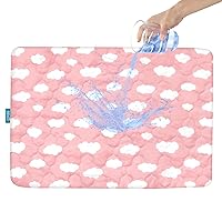 Vista 18 de Biloban - Protector de colchón impermeable acolchado para cuna, sábana bajera ajustable de 38 x 24 pulgadas, absorbente y silencioso, lavable a