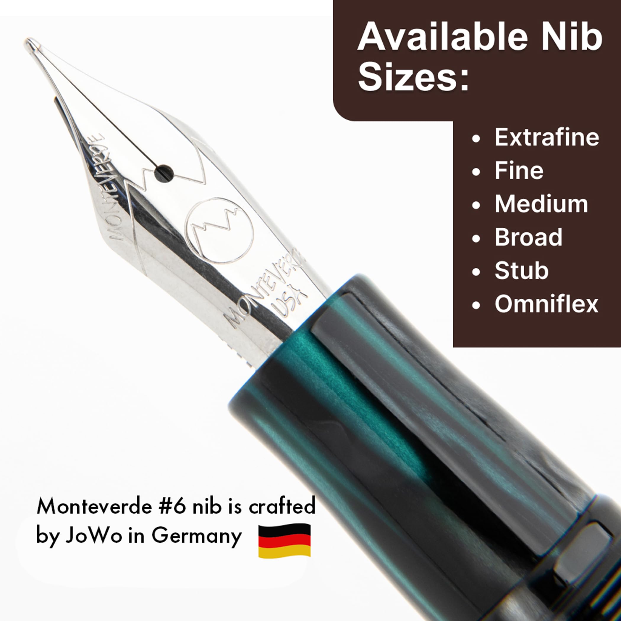Amazon | MONTEVERDE USA 世界の樹 万年筆 ジャイアントセコイア 細字