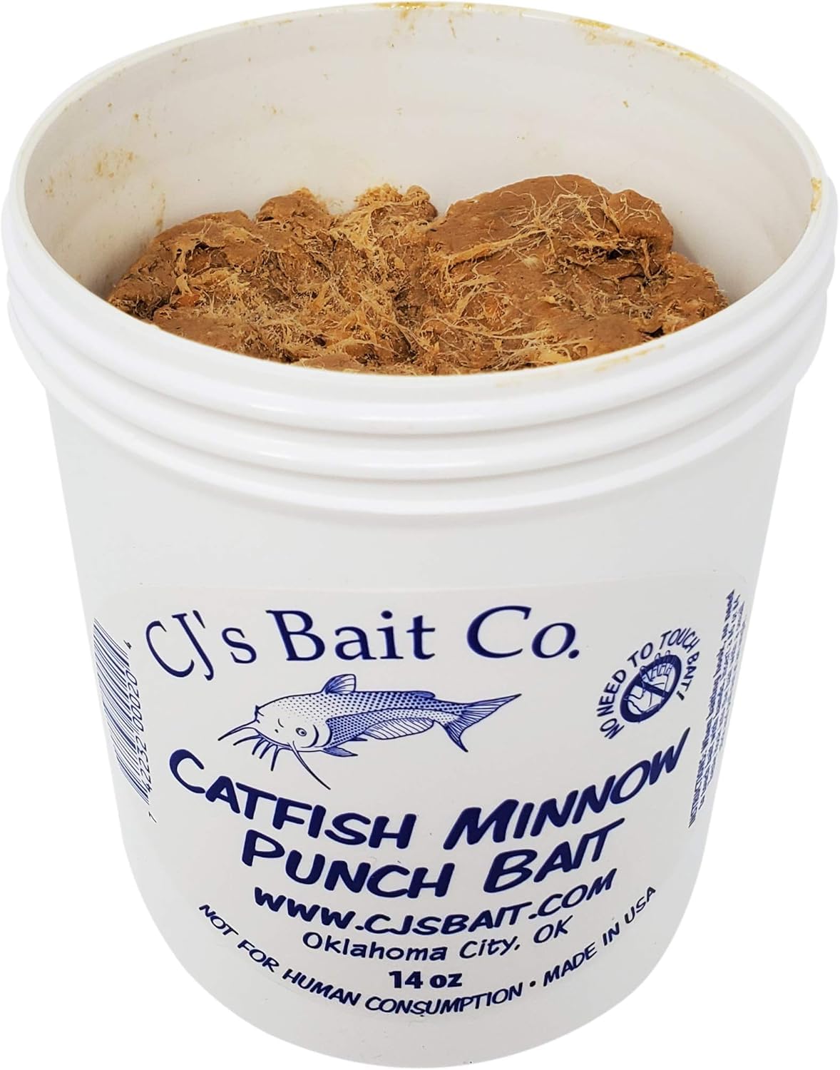 CJ's Catfish Punch Bait - Catfish Fishing Attractant with 5 Flavor Options (Monster, Minnow, Shad, Crawdad, Wild Hopper) – Perfect for Freshwater Catfishing (Minnow, 14 Ounce)