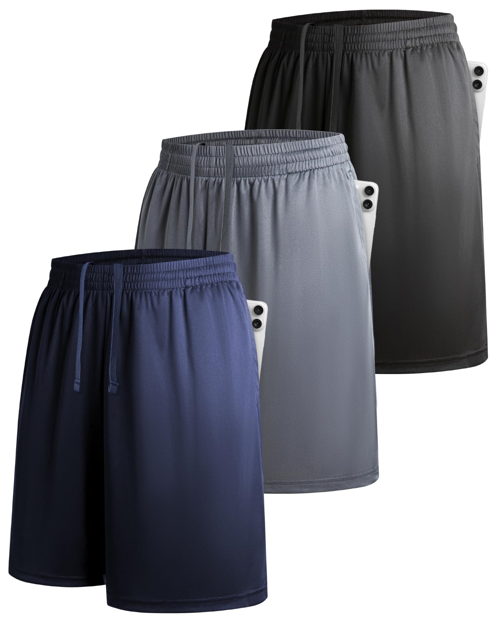 Shorts athlétiques homme pour course décontractée et running