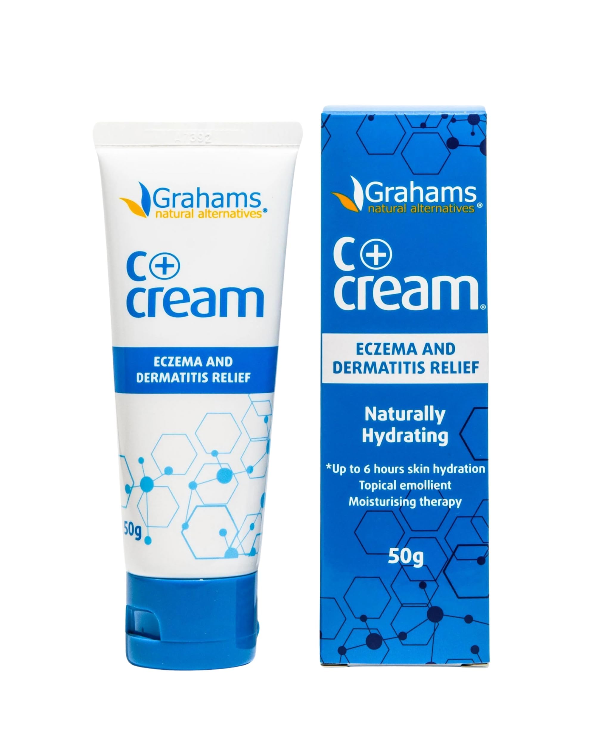 C+ Cream Eczema Psoriasis & Dermatitis Relief | For Dry & Itchy Skin | Clinically Tested Ingredients | Made For Sensitive Skin | 50 G
