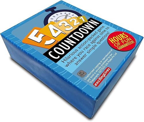 Miniatura 6 de Countdown Five Seconds Party Game - Piensa rápido y grita las respuestas - Juego para familiares, amigos, colegas - Para una hora de diversión juntos