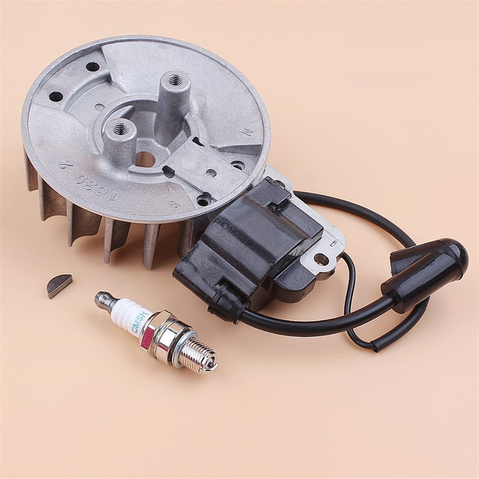 Módulo de Bobina de Encendido del Volante, Kit de bujía Compatible con GX25 GX25N, Mini Motor HHT25S FG110, cortadora de Cepillo, cortadora de césped