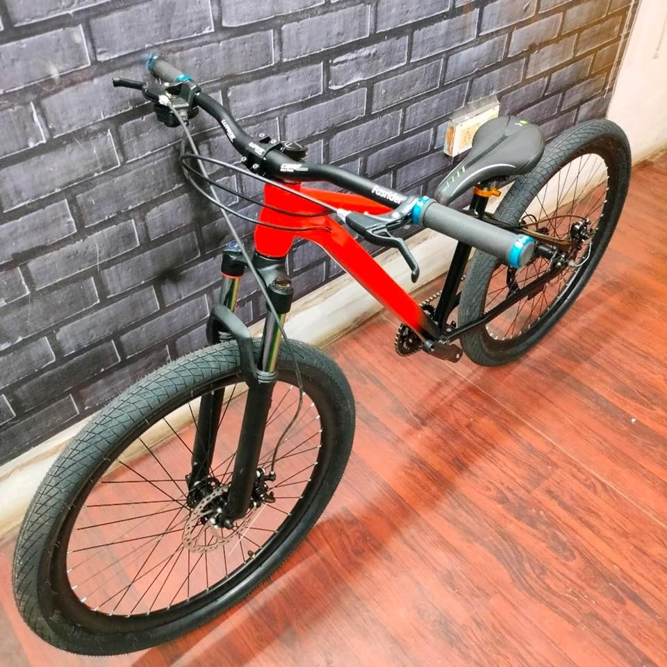 Image of Custom Build MTB Stunt Bike Cycle | 26 inch Alloy Steel Frame 14 inch Down Frame | Stylish and Sleek Design
