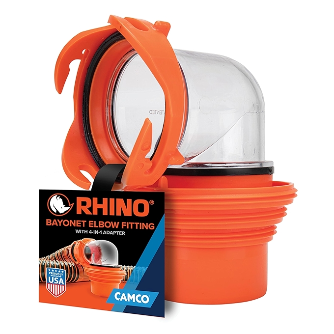Camco RhinoFLEX 弯头和4合1适配器