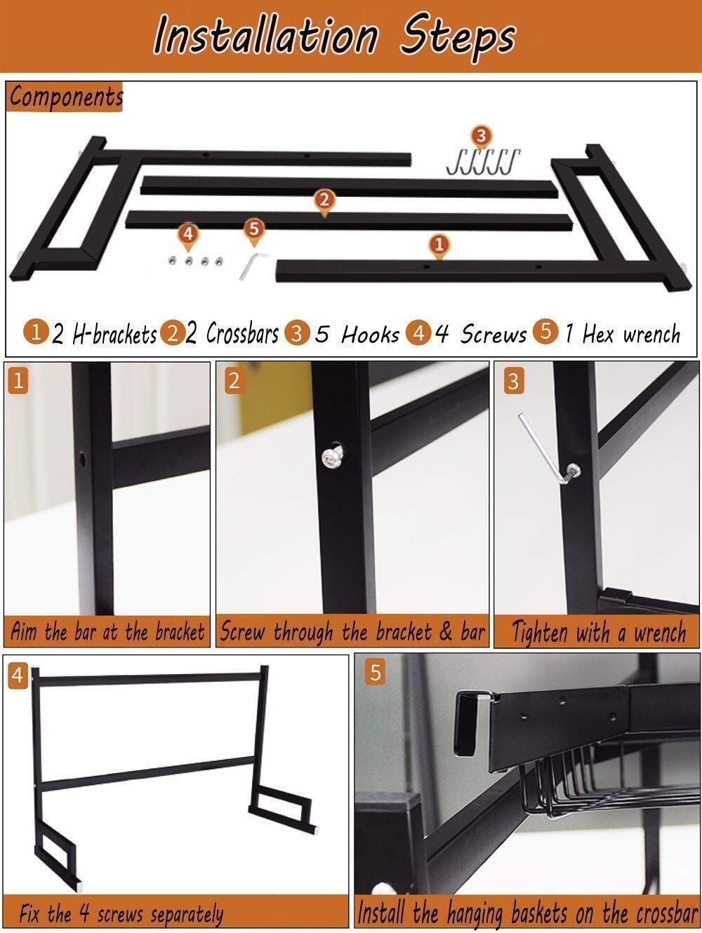 Escurridor de Platos de Acero Inoxidable para Colocar sobre el Fregadero, escurridor de Cocina, escurridor de Cuencos Multiusos