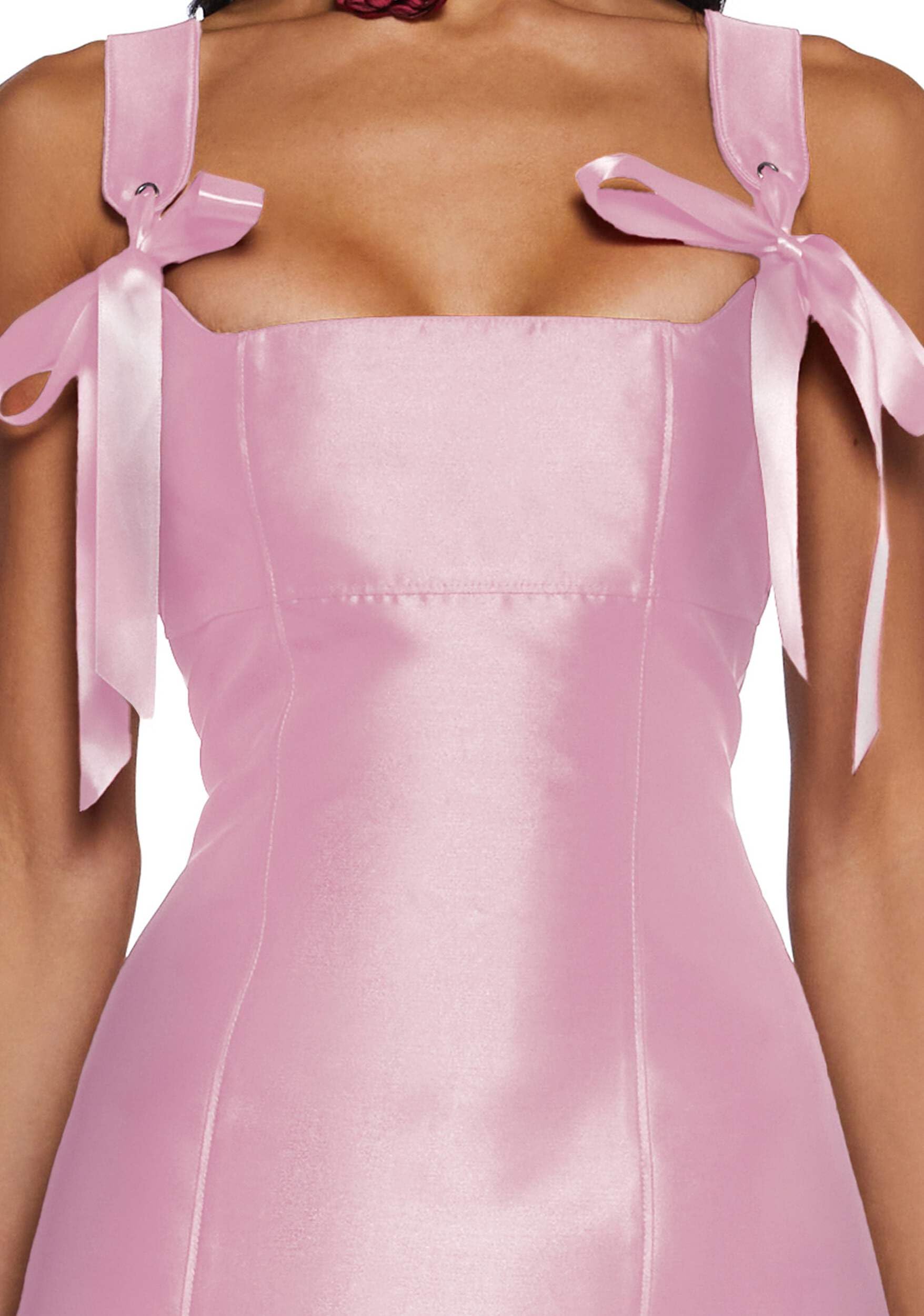 Dolls Kill Pixie Stardust Mini Dress by Current Mood - Taffeta Dress with Fit and Flare Silhouette: XX-Large Pink