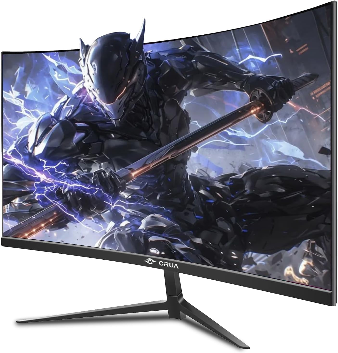 Generisch CRUA Moniteur de jeu, 27 pouces, FHD, incurvé, 280 Hz, 1 ms, écran Eye-Care avec HDMI, DP, sans cadre, FreeSync, montage mural pour bureau et maison