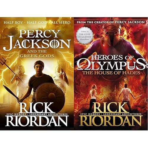 Percy Jackson and the Greek Gods &amp; The House of Hades (Heroes of Olympus Book 4) (Heroes of Olympus, 4) [Paperback] Riordan, Rick
