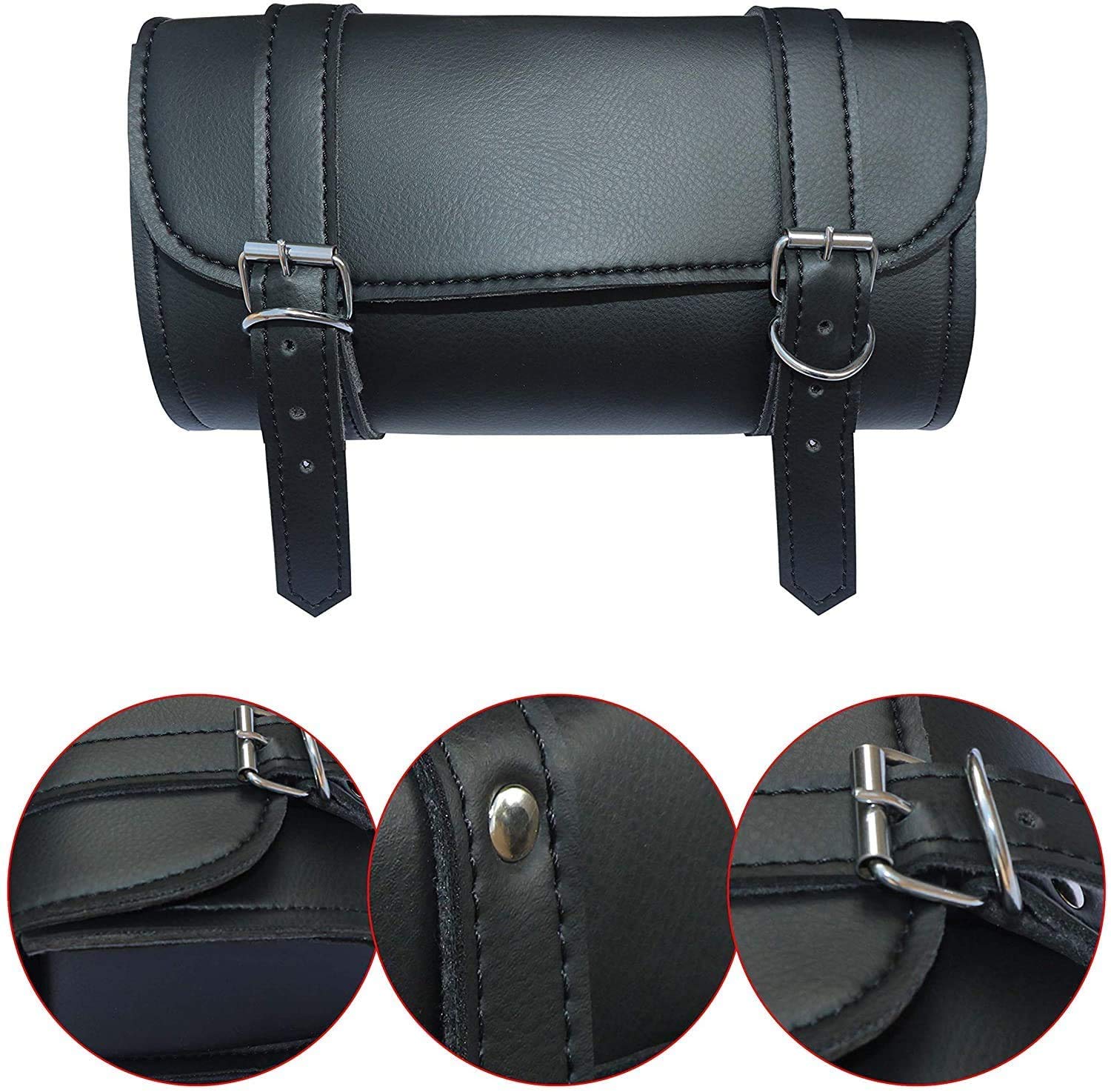 バッグ BAG50 HORSE LEATHER TOOL BAG,LARGE Amazon.com: Vintage Motorcycle Genuine Goat Leather 2 Strap
