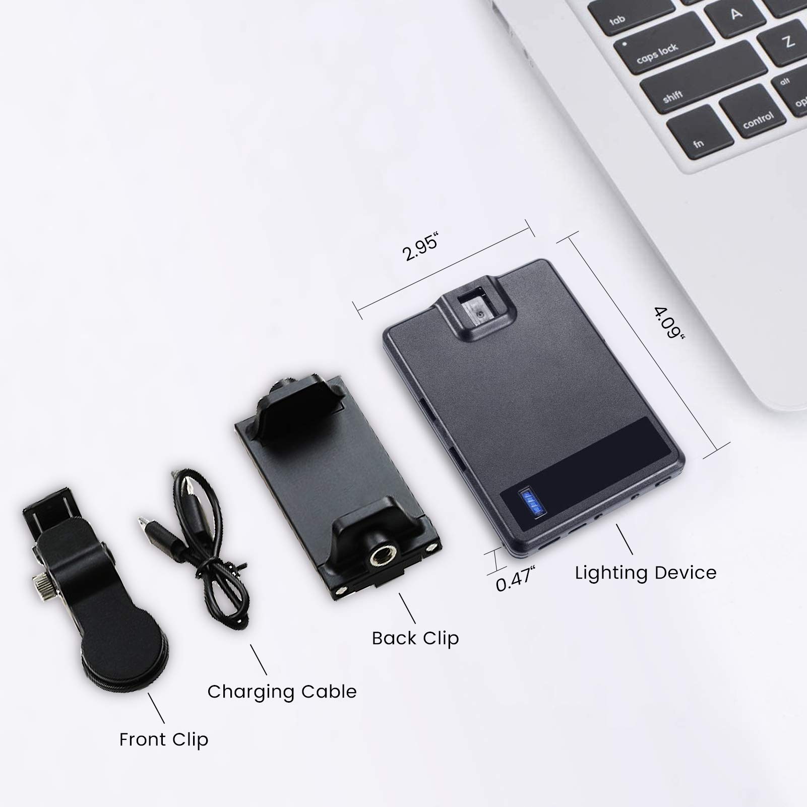 Video Conference Lighting for Computer&MacBook, 60 LED Rechargeable