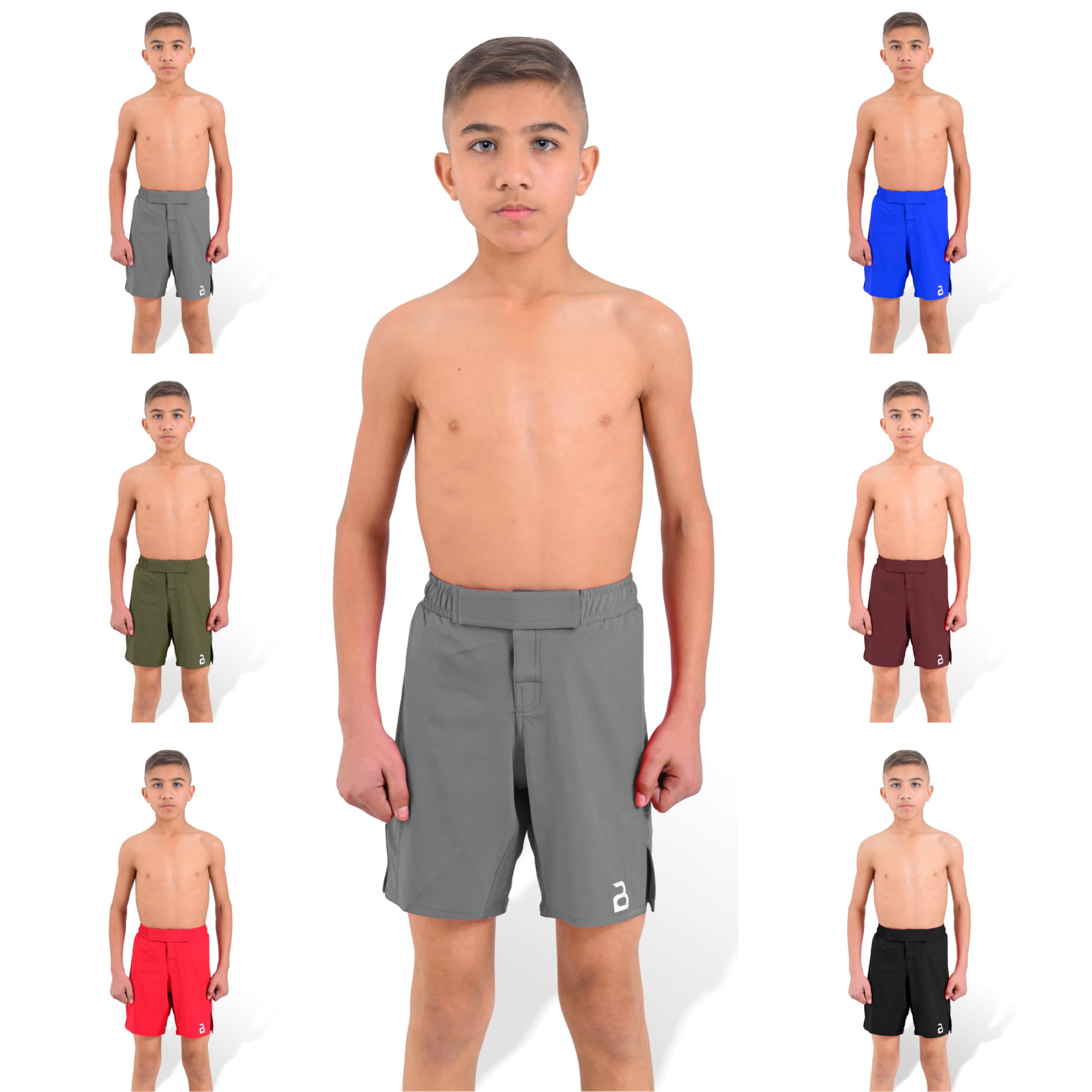 2BOLDMMA Shorts Kids Grappling, BJJ, JIU-Jitsu, NO-GI Cross Training Muay Thai, Boxing, Kids MMA Shorts
