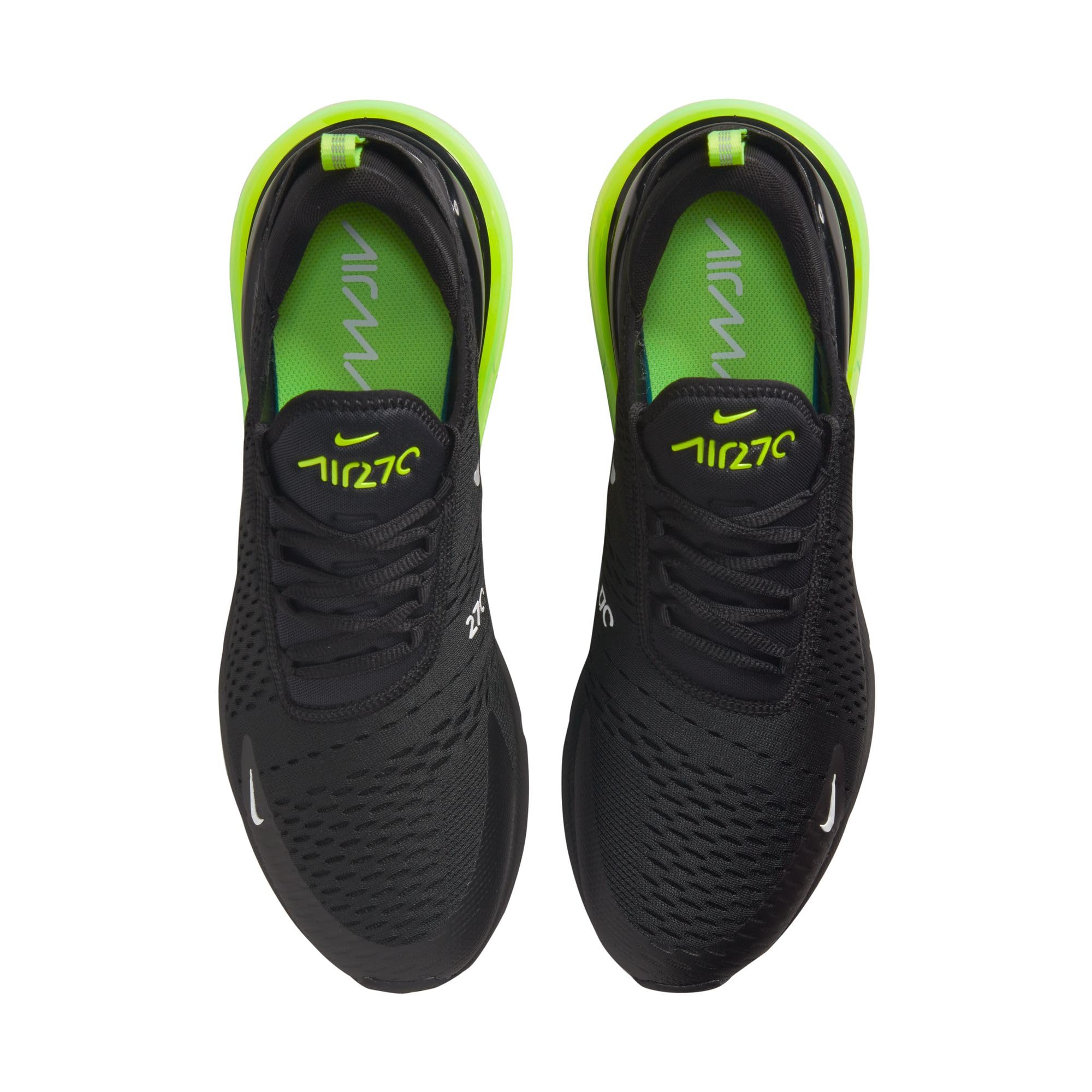 Nike Herren Air Max 270 Sneaker, Black/White-Volt-Reflect Silver, 42.5 EU – Ansicht 5
