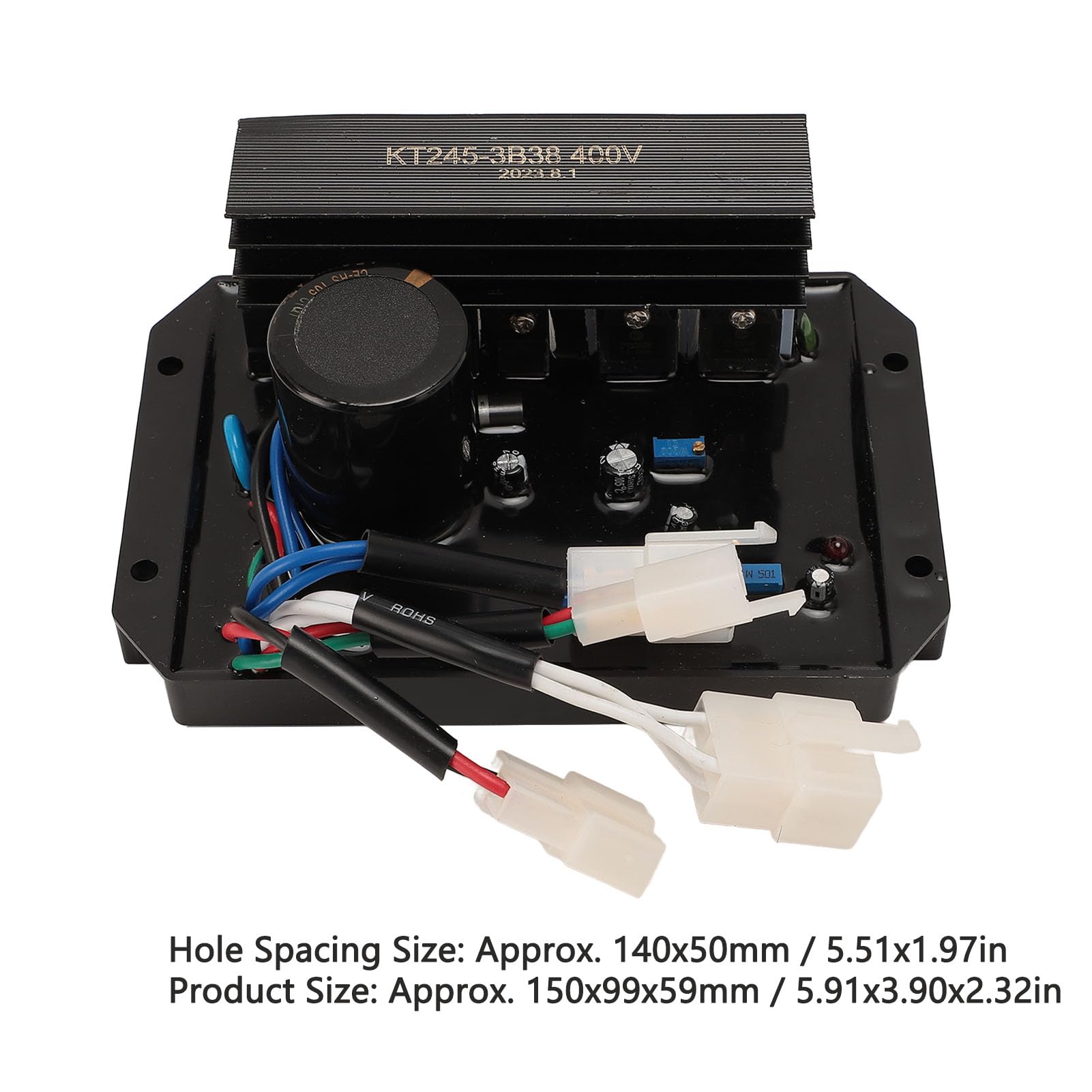 TOPINCN Controlador Regulador de Voltaje Generador de Gasolina Regulador de Voltaje Automático Estabilizador Monofásico Accesorios de Generador