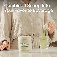 Vista 2 de Sports Research Péptidos de Colágeno Premium en Polvo y Té Verde Matcha Orgánico - Suplemento de Proteína en Polvo de Colágeno con Matcha Japonés