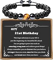 Vista 7 de Sereney Christmas Gifts for Him Son Boys Bonus Dad Father Men Boyfriend Grandson Friend as Triple Protection ID Bracelets Birthday Gifts for 9 10 11