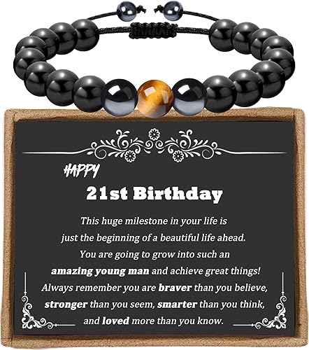Miniatura 7 de Sereney Christmas Gifts for Him Son Boys Bonus Dad Father Men Boyfriend Grandson Friend as Triple Protection ID Bracelets Birthday Gifts for 9 10 11