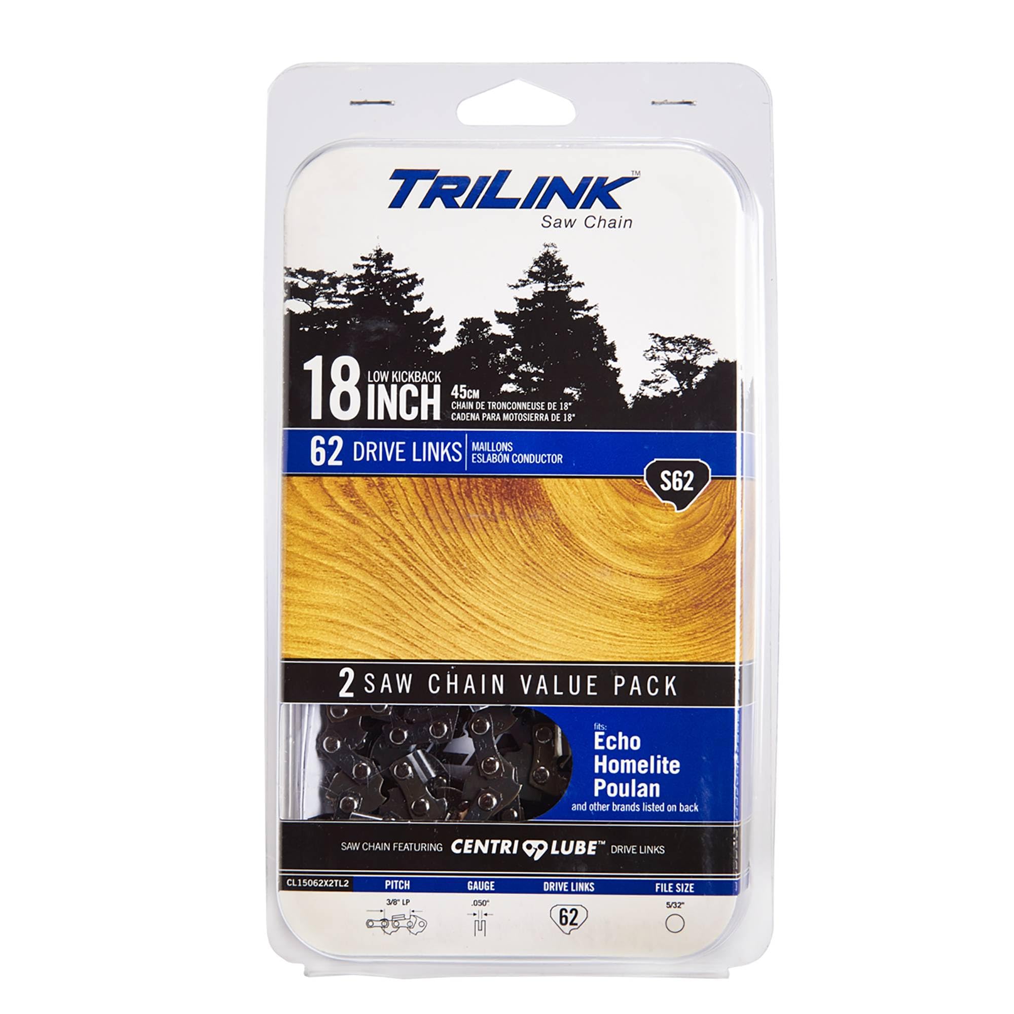 trilink sierra cadena cl15062 X 2tl2 18 "Twin Pack S62