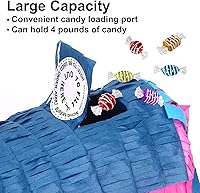 Vista 31 de Juego de 2 piñatas (coche + taco) – Suministros para fiestas de niños, juego de juegos temáticos para fiestas de cumpleaños, carnaval y actividades